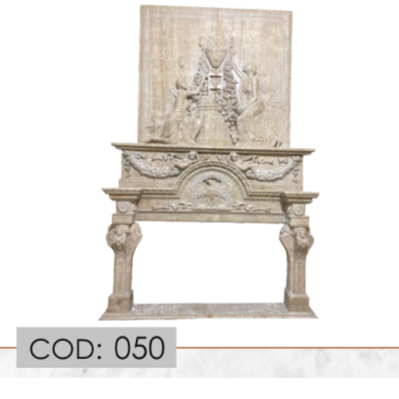 Stone fireplace C50