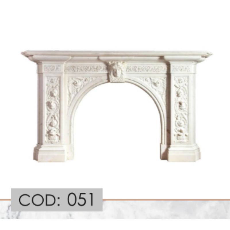 Stone fireplace C51