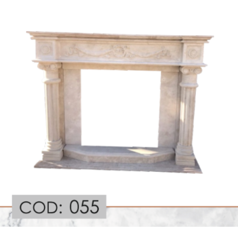 Stone fireplace C55